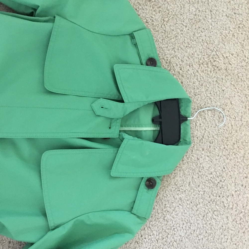 GAP Green Trench Coat - Picture 4 of 5